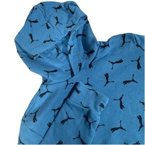 Puma All‎ Over Blue Kids Large Sweatshirt